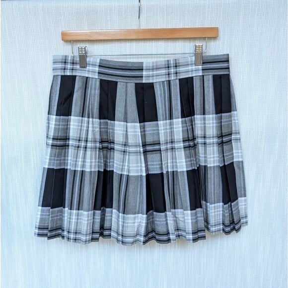 Charles Jeffrey Loverboy Tartan-print Pleated Cotton-Twill Mini Skirt, size XL - Picture 3 of 10